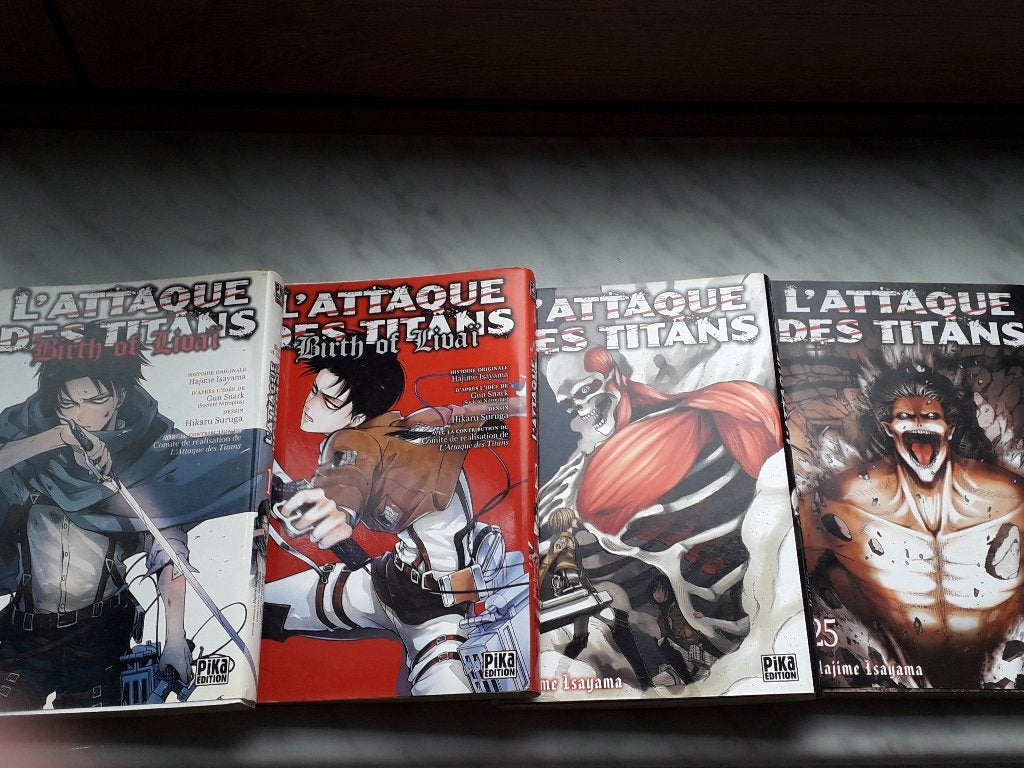 Manga L'Attaque des Titans (Birth Of Livai + Tome 3 et 25), Livres, Enlèvement, Neuf