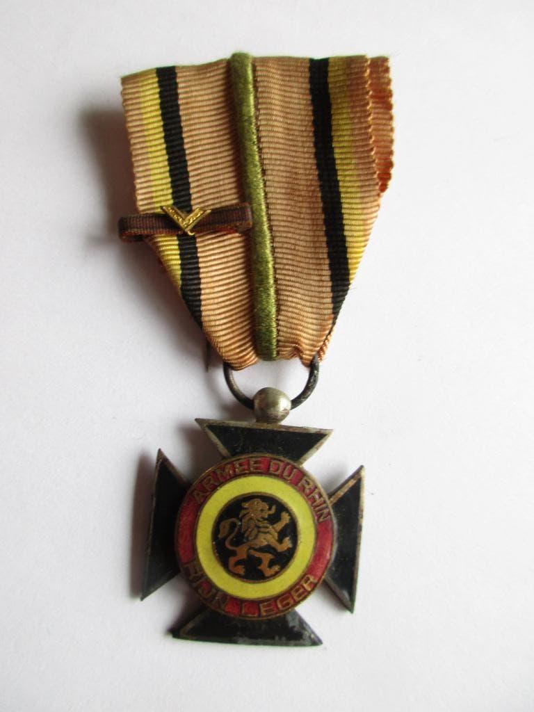 belgische medaille rijnleger, Verzamelen, Ophalen of Verzenden