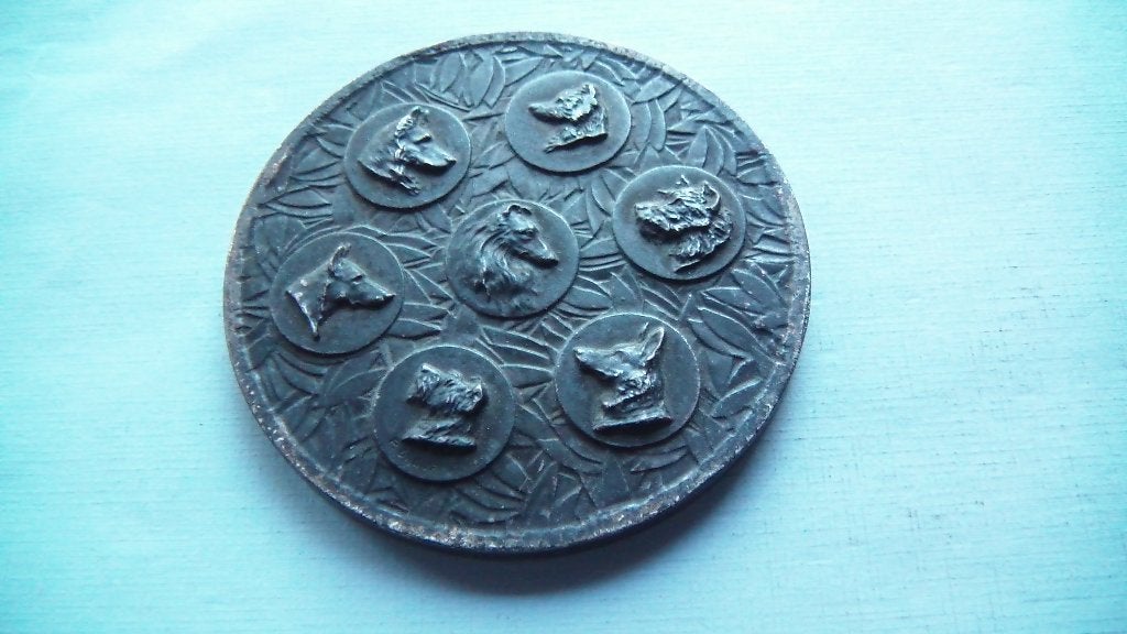 médaille chien de defense evreux (50mm), Ophalen