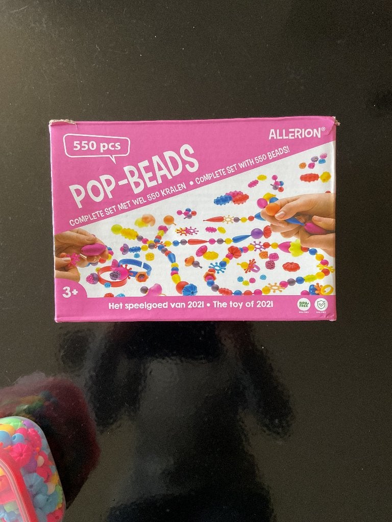 Kralen pop-Beads 550 stuks, Enlèvement ou Envoi, Comme neuf, Découverte