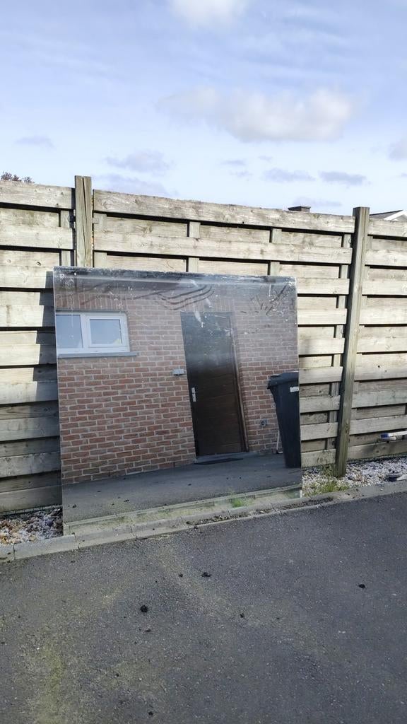Spiegel 1.5m op 1.6m, Huis en Inrichting, Ophalen