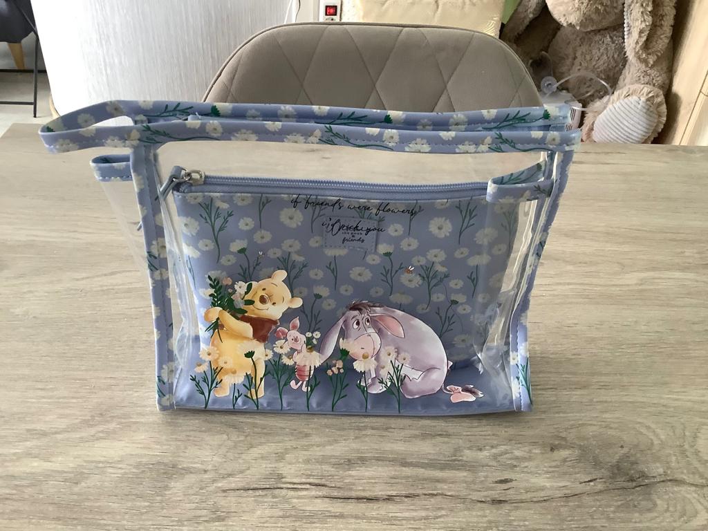Disney Winnie the Pooh dubbele toiletzak, Ophalen of Verzenden, Winnie de Poeh of vrienden, Zo goed als nieuw, Tas, Koffer of Zak