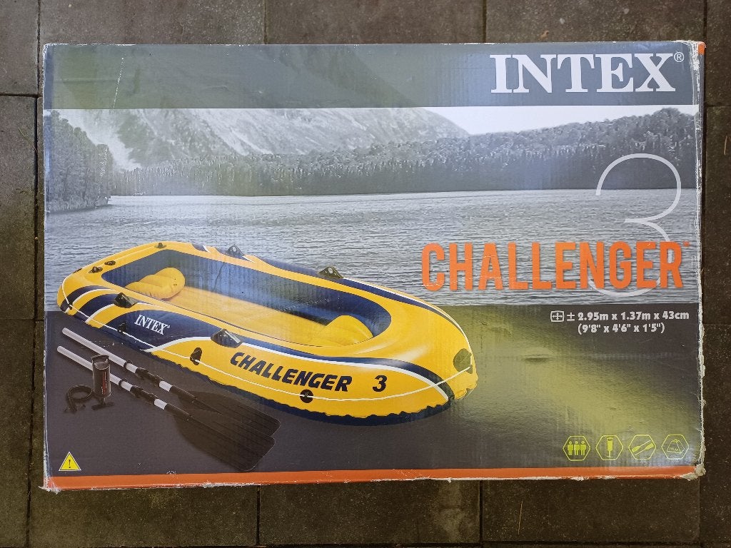 grote INTEX boot Challenger, Ophalen