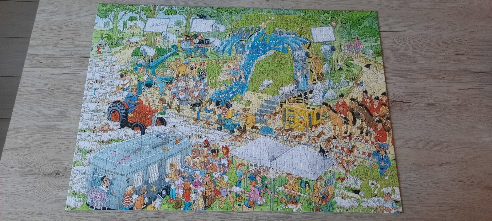 puzzel Jan Van Haasteren (1000 stukjes), Ophalen, 500 t/m 1500 stukjes, Gebruikt, Legpuzzel