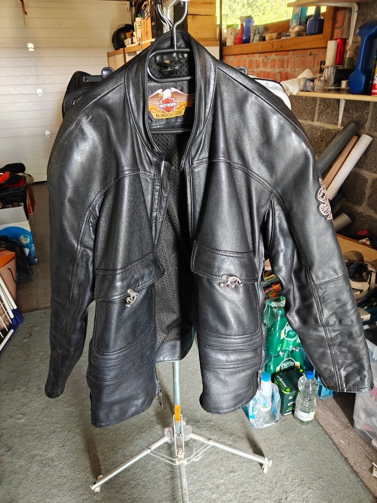 motorvest, Motoren, Ophalen, Heren, Jas | leer, Harley davidson