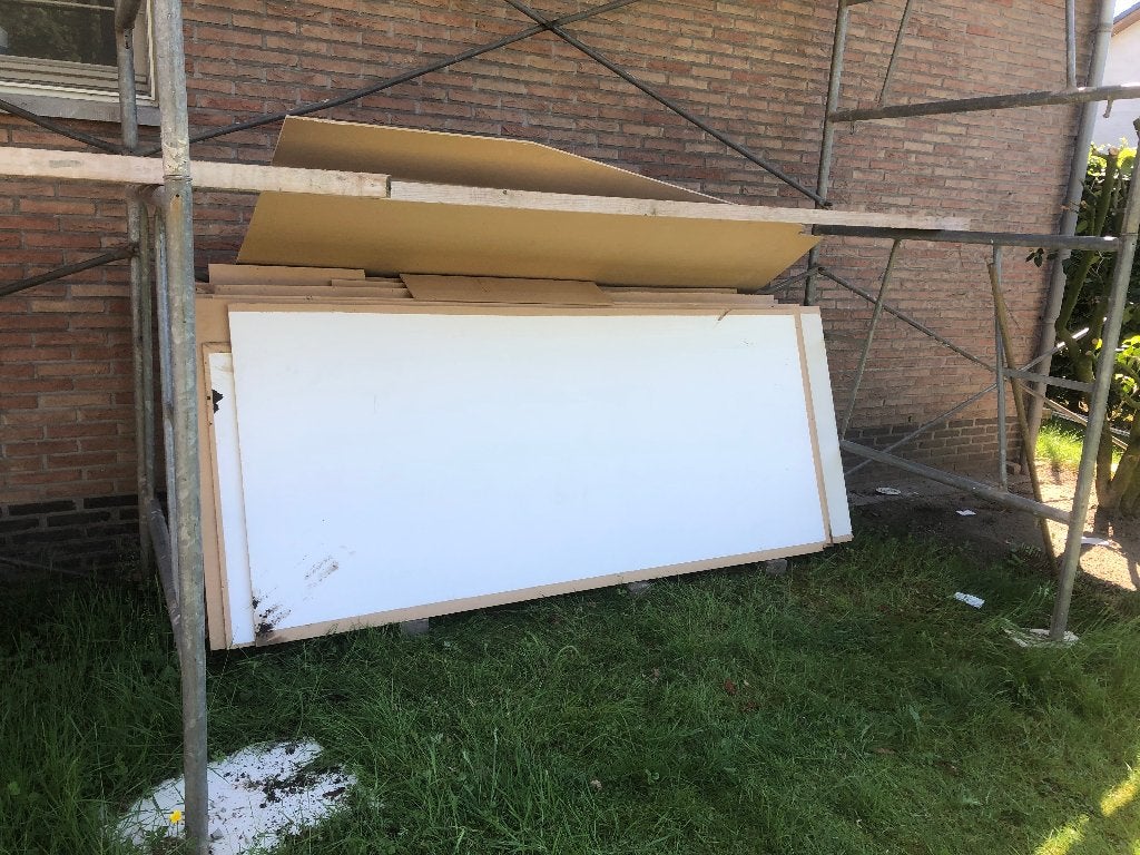 houten MDF platen 10mm  / carnavals wagen beplating, Ophalen, Gebruikt, Overige materialen, Minder dan 20 mm