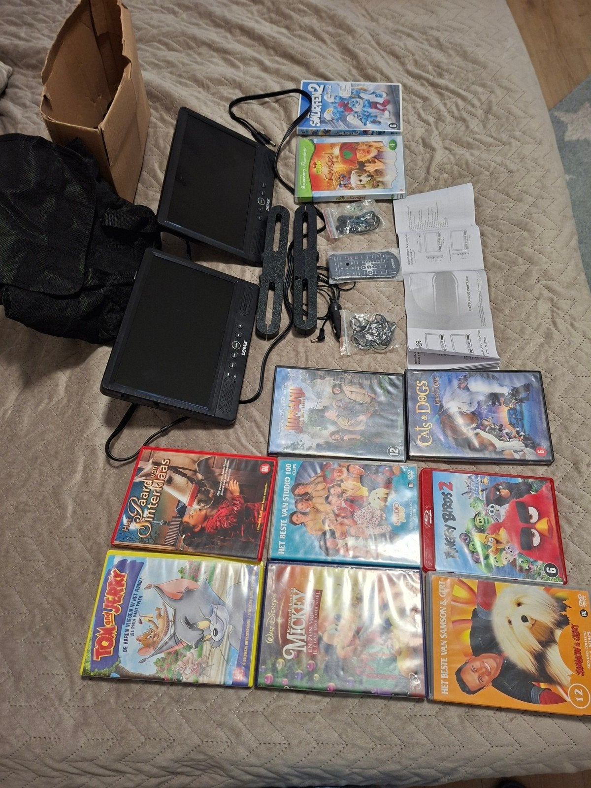 lecteur DVD de voiture, Enlèvement, Comme neuf, Lecteur DVD, Portable