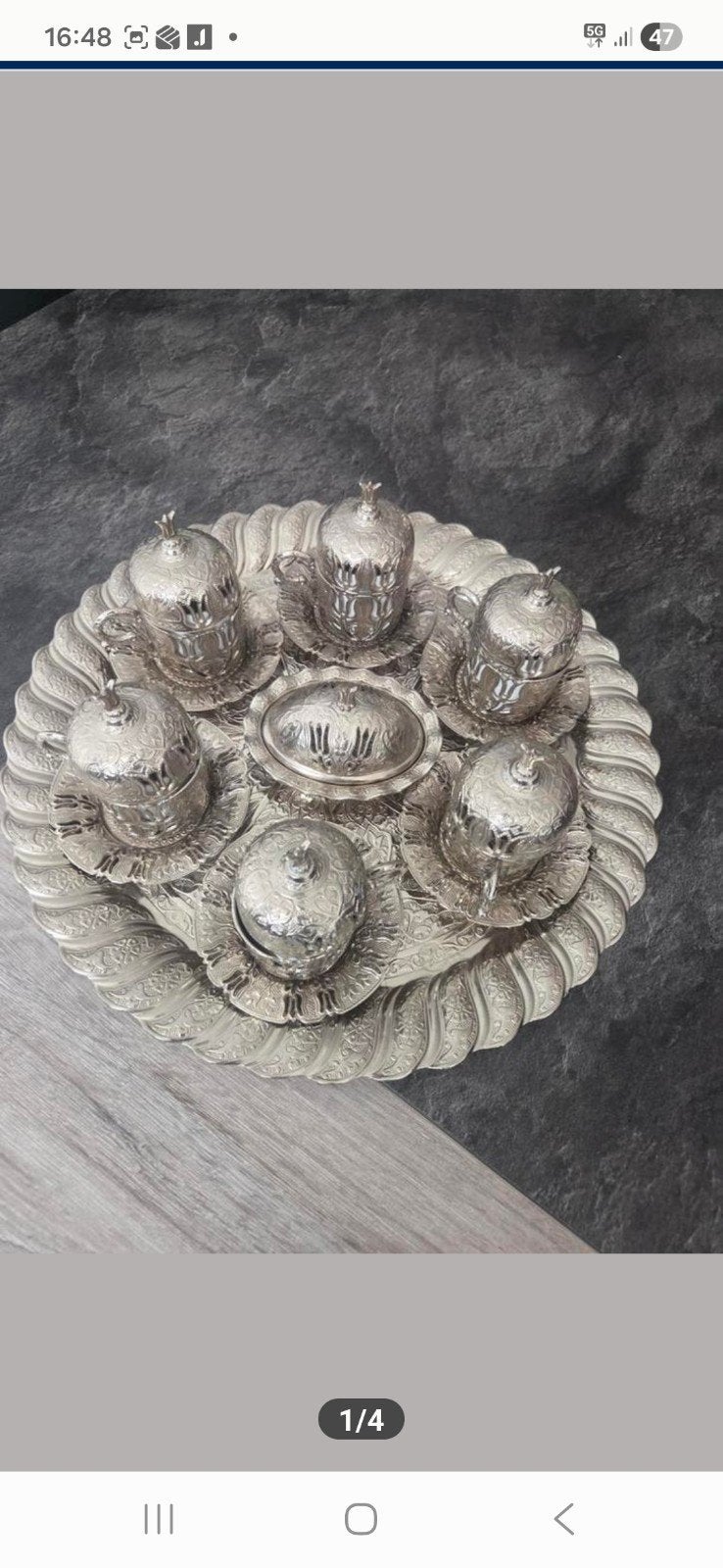 Pour 6 personnes
Stvle ottoman couleur araent Quelques petit, Huis en Inrichting, Woonaccessoires | Boeddhabeelden, Ophalen of Verzenden