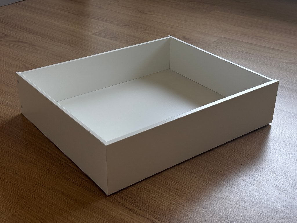 Tiroir IKEA KOMPLEMENT blanc 75x58 cm — complet avec rails, Maison & Meubles, Armoires | Penderies & Garde-robes, Utilisé, Moins de 100 cm