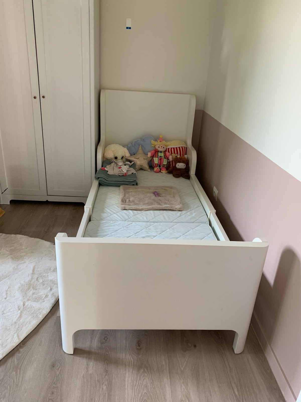 meegroeibed van Ikea 80x200 cm, Ophalen, Gebruikt, 70 tot 85 cm, Lattenbodem