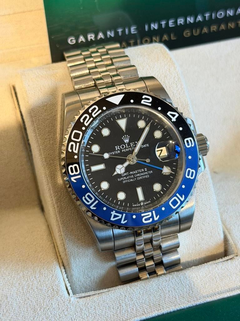 Rolex GMT Master II Batman, Handtassen en Accessoires, Horloges | Antiek, Ophalen of Verzenden, Polshorloge