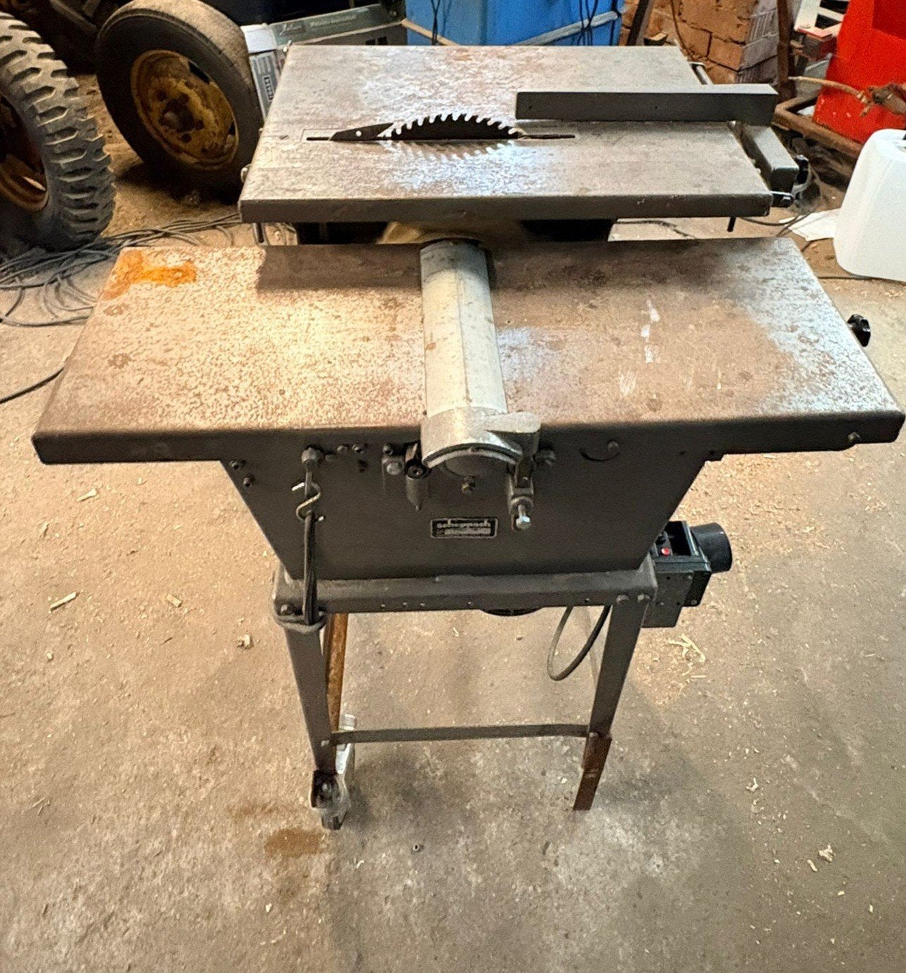 scheppach prima hm 1 vlakbank vlak van dikte zaagtafel combi, Ophalen