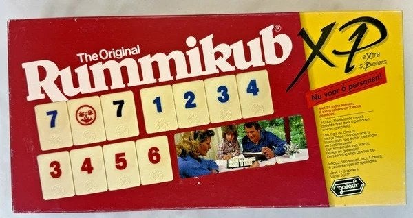 Goliath Rummikub XP extra 2 tot 6 spelers bordspel compleet, Vijf spelers of meer, Verzenden, Zo goed als nieuw, Goliath