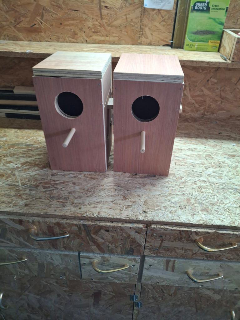 2 nieuwe broedblokken, Dieren en Toebehoren, Ophalen, Nieuw, Hout, Broedkooi of Kweekkooi