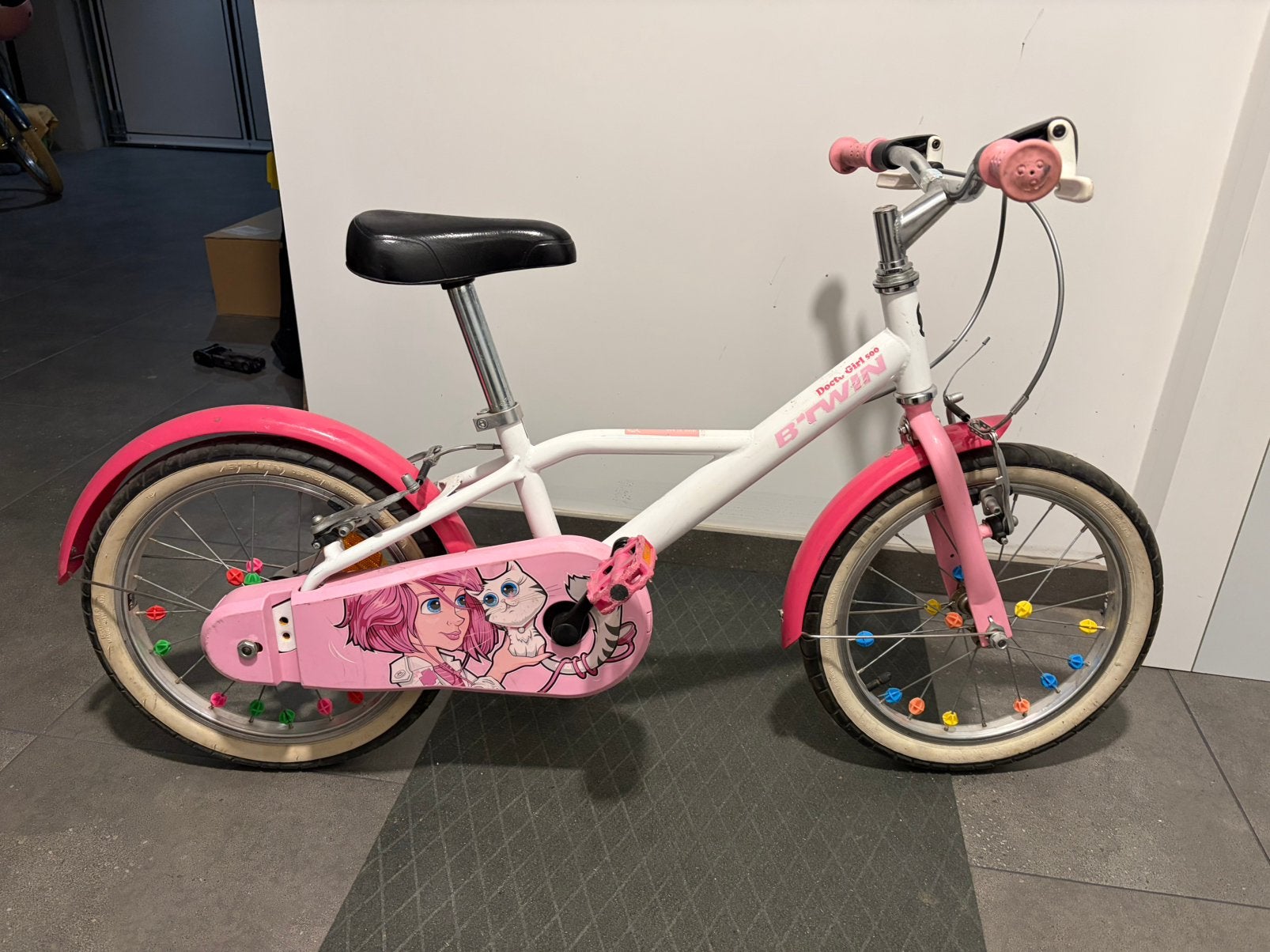 Meisjes fiets 16inch, Fietsen en Brommers, Ophalen, Zo goed als nieuw, 16 tot 20 inch