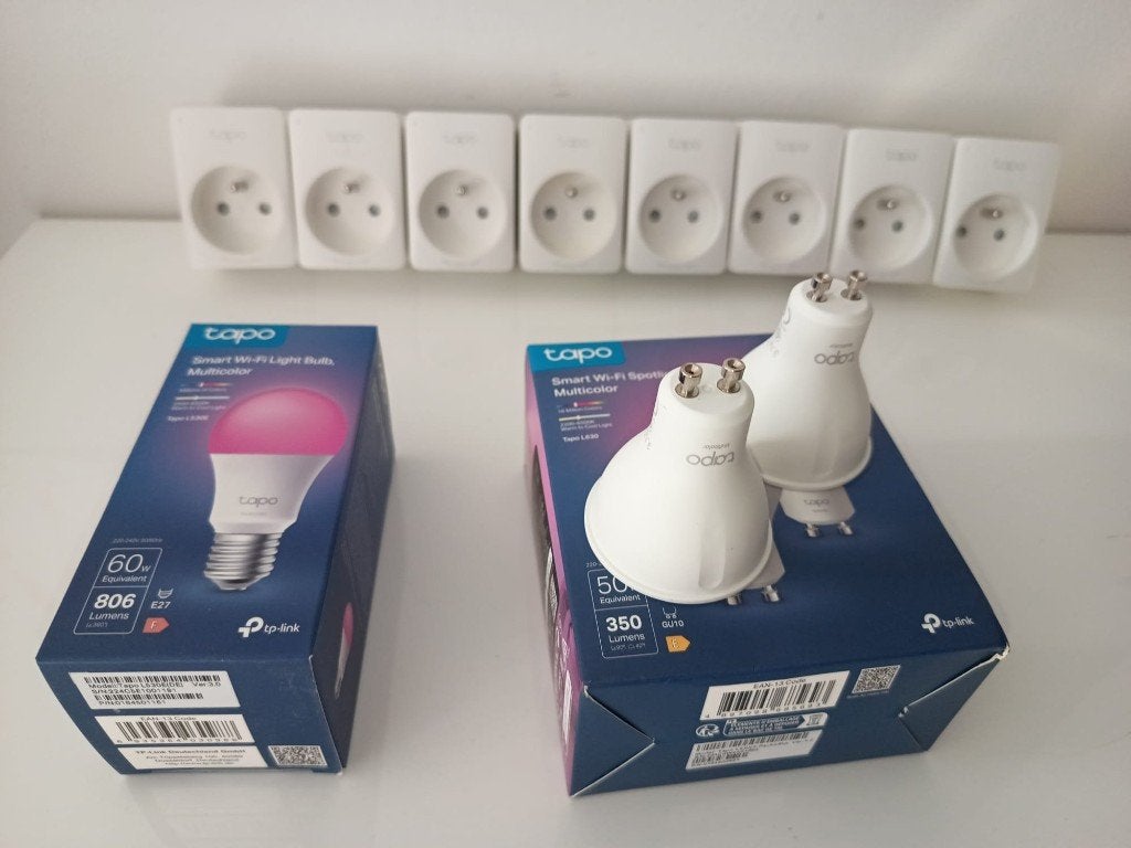 Tapo slimme stekker + lamp  (smarthome), Enlèvement ou Envoi, Neuf, Autres marques, Prise de courant