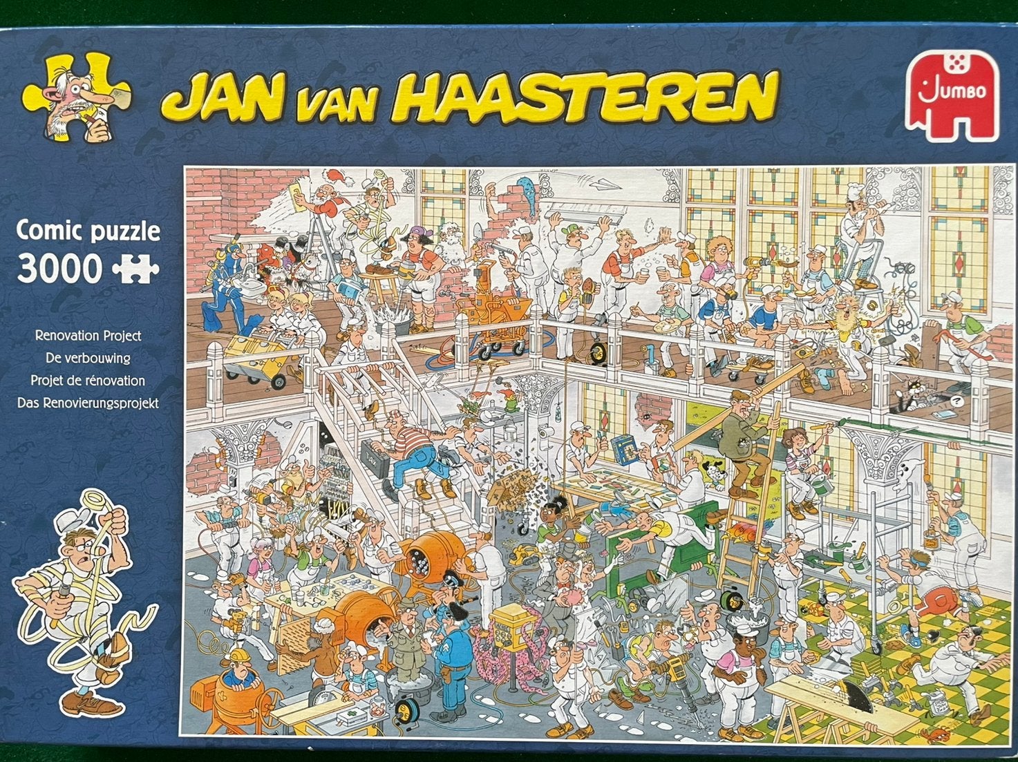 Jan van Haasteren 3000 st - De Verbouwing, Hobby en Vrije tijd, Ophalen of Verzenden, Zo goed als nieuw