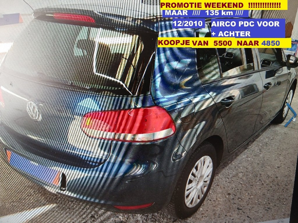 vw golf 6 1.4  ( maar 135 km ) koopje, Autos, Euro 5, Achat, 5 portes, Essence