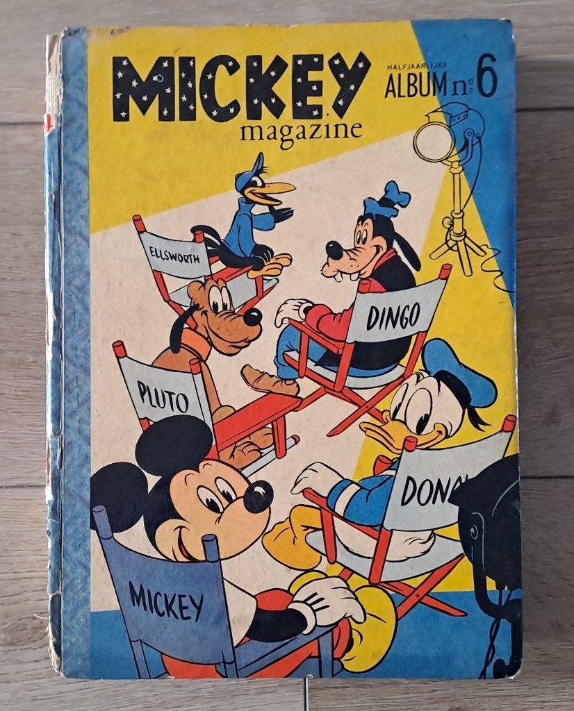 MICKEY MAGAZINE ALBUM NR 6, Collections, Enlèvement ou Envoi, Mickey Mouse, Utilisé, Autres types