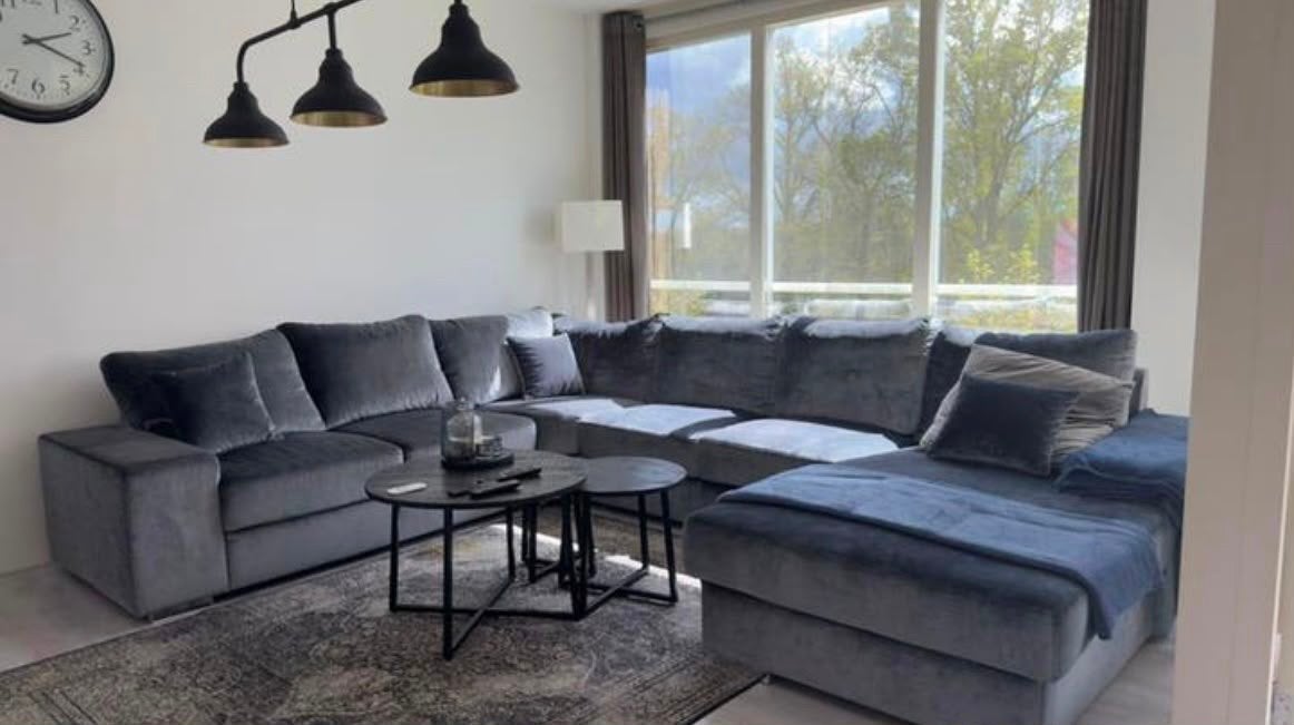 Luxe royale hoekbank / U-bank te koop !!! NL LIMBURG, Huis en Inrichting, Zetels | Complete zithoeken, Zo goed als nieuw, Stof