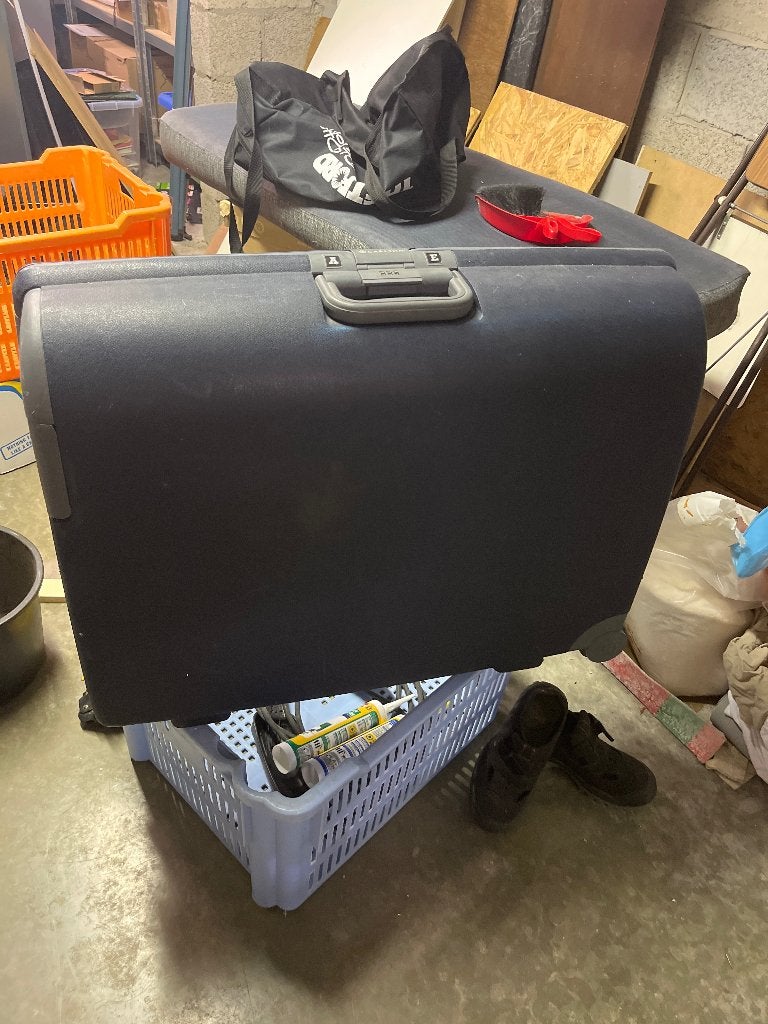 Reiskoffer Carlton, Handtassen en Accessoires, Koffers, Gebruikt, Hard kunststof, Slot, 45 tot 55 cm