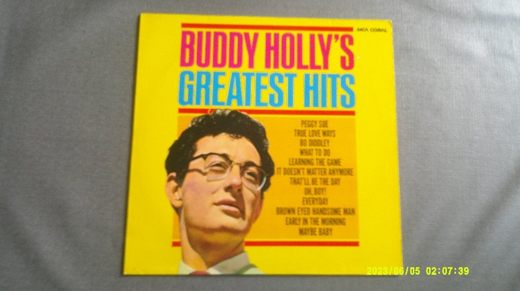 Buddy Holly – Greatest hits (LP), Cd's en Dvd's, Vinyl | Rock, Gebruikt, LP, Ophalen of Verzenden