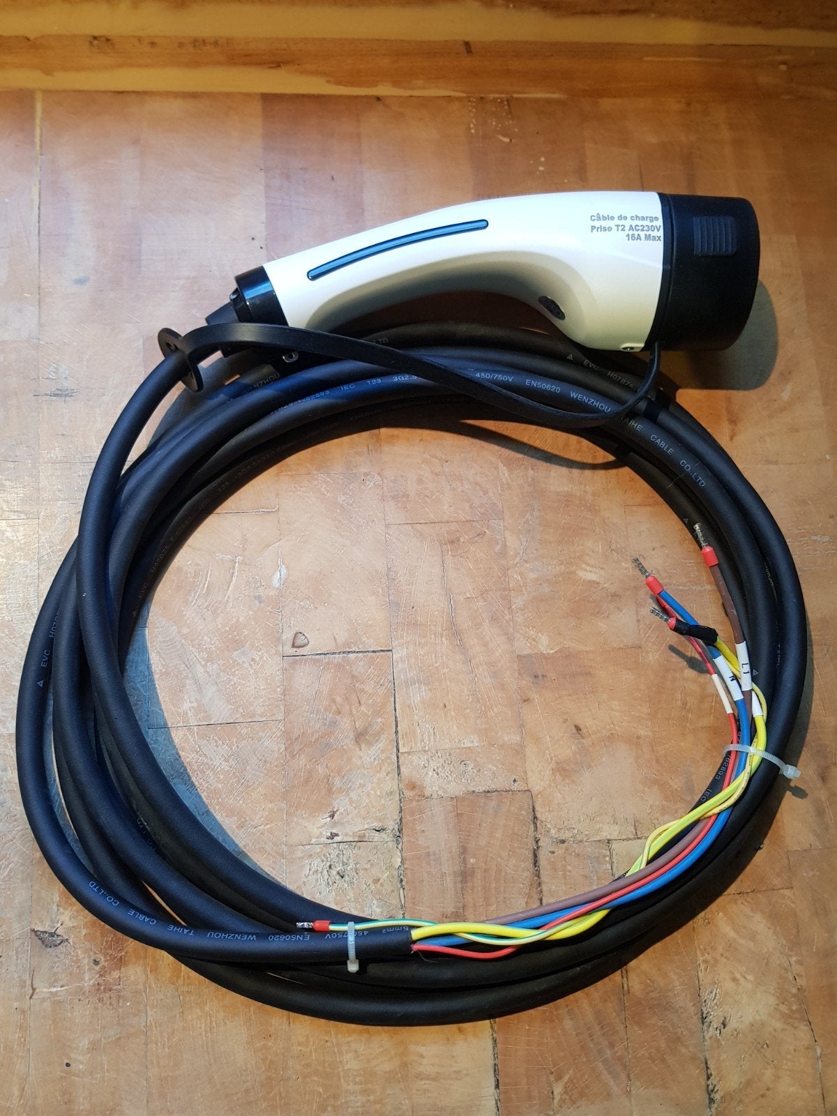Câble type 2 pour chargeur VE (16A max), Autos : Divers, Bornes de recharge, Enlèvement ou Envoi, Câble de charge