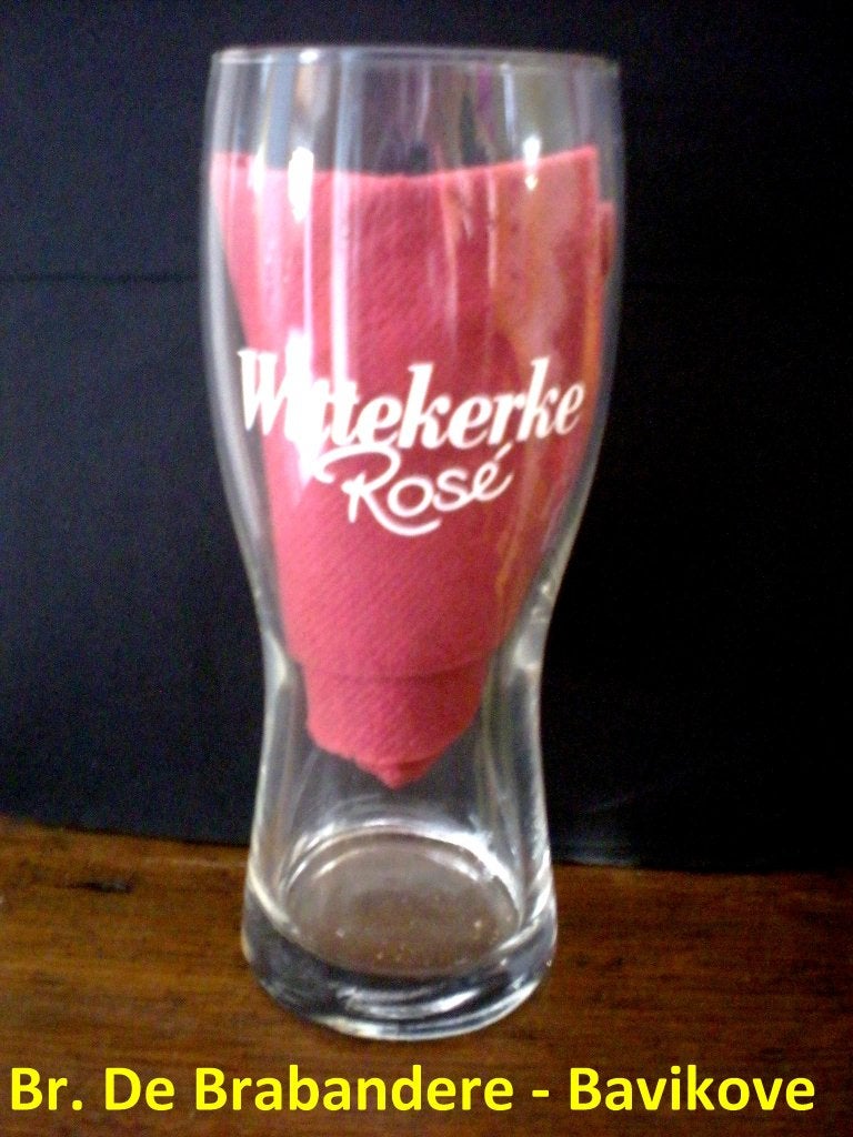 WITTEKERKE Rosé, Verzamelen, Ophalen of Verzenden, Zo goed als nieuw, Glas of Glazen