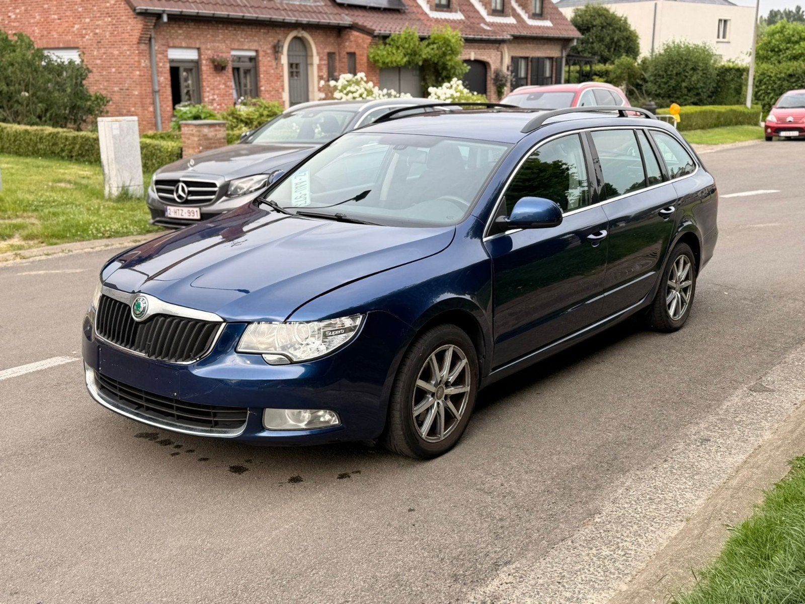 Skoda Super B 1.9TDI 2010, Auto's, Skoda, Blauw, Bedrijf, Superb, Te koop