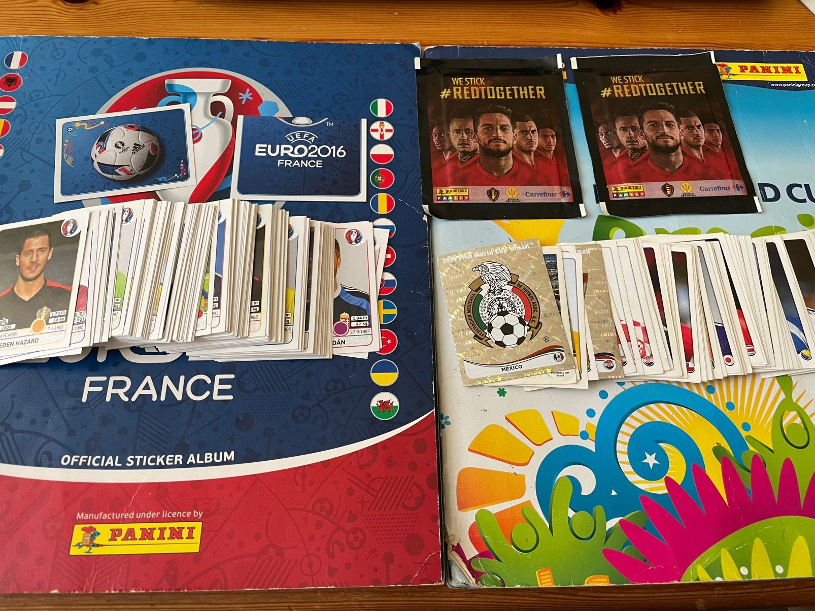 Lot stickers euro 2016 + coupe du monde 2014, Ophalen of Verzenden, Zo goed als nieuw