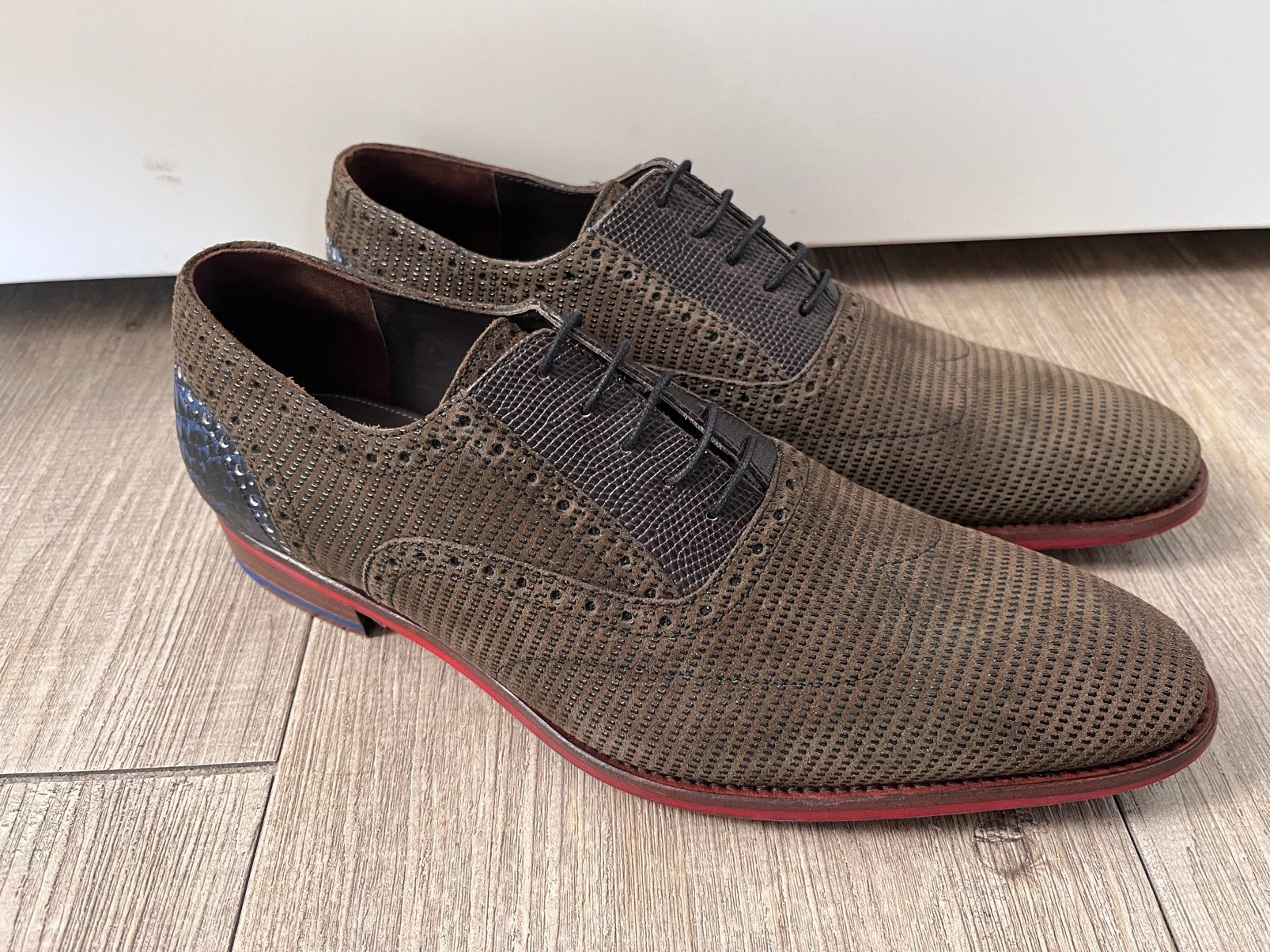 Floris van Bommel herenschoenen maat 7.5 / 41.5 nieuw, Kleding | Heren, Schoenen, Ophalen of Verzenden, Zo goed als nieuw, Overige kleuren