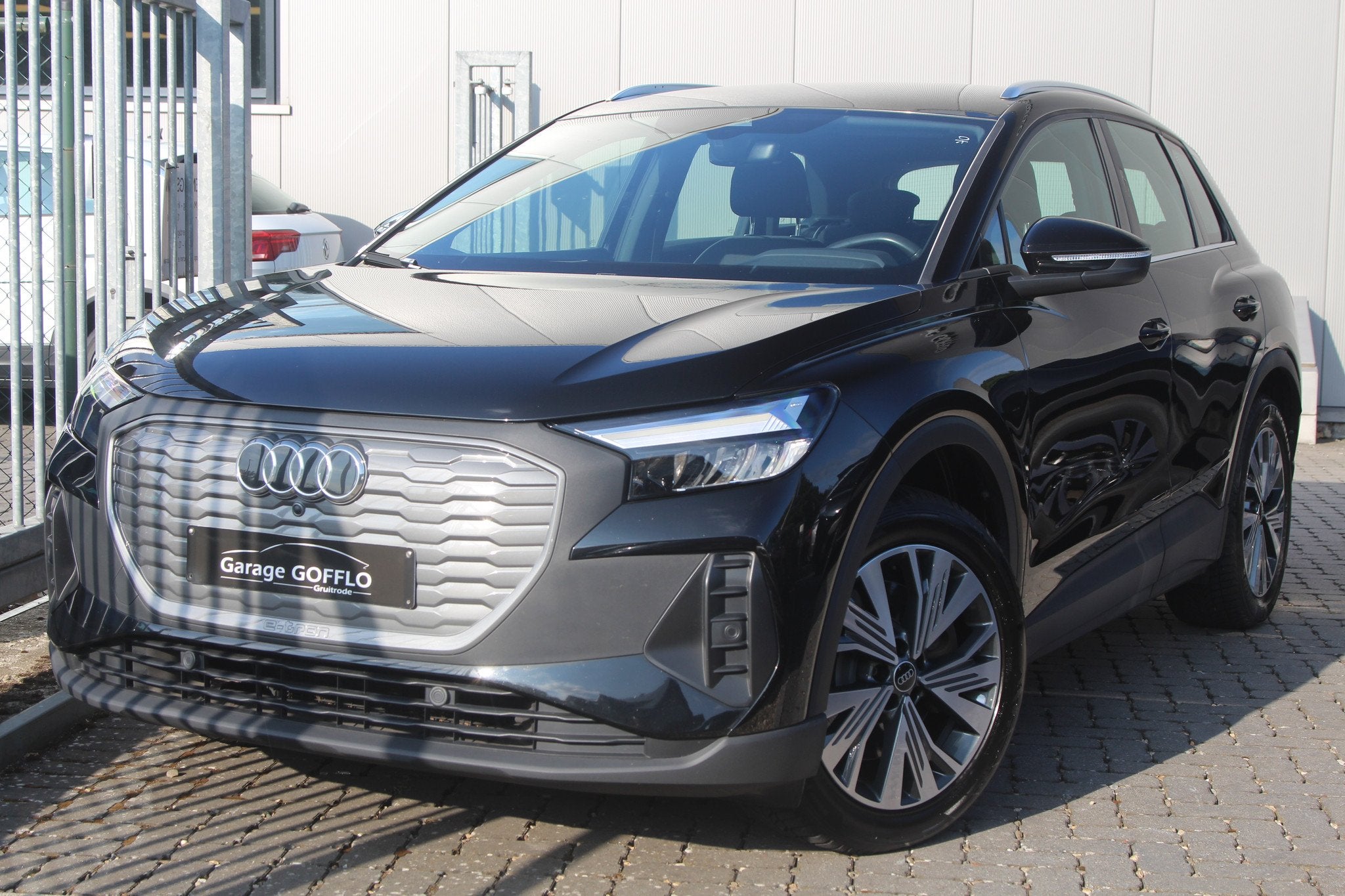 Audi Q4 e-tron 40 - 77.350km - 2022 - Soh 93%, Auto's, Automaat, Gebruikt, Zwart, Elektrisch