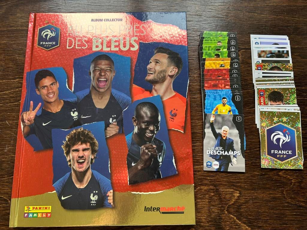 Panini France « au plus près des bleus » est terminé, Enlèvement ou Envoi, Comme neuf, Plusieurs autocollants