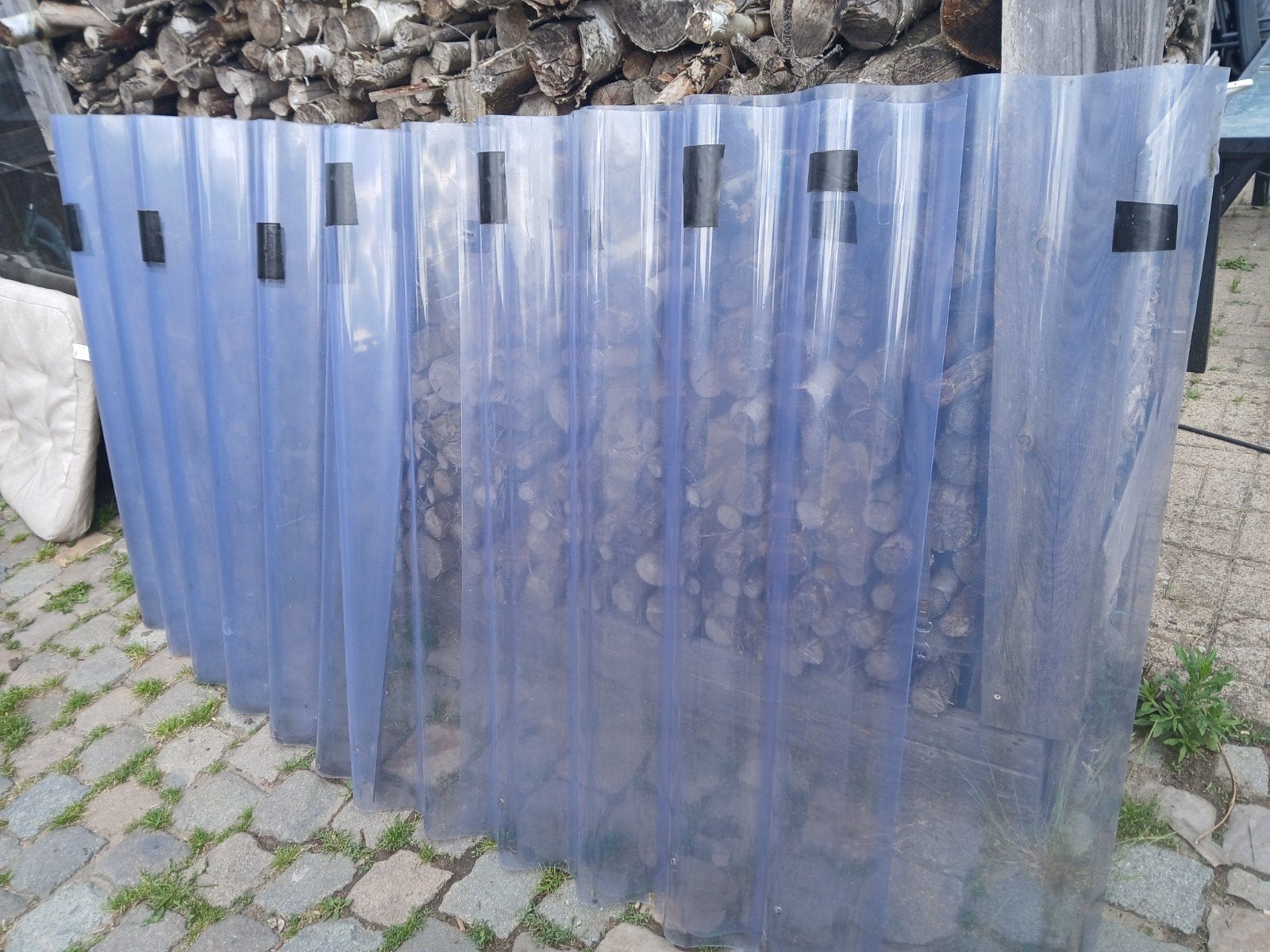 Plastieken golf platen ., Ophalen