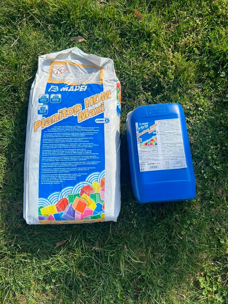 Pleistercement steenstrips PLANITOP HDM Maxi, Doe-het-zelf en Bouw, Ophalen, Zo goed als nieuw