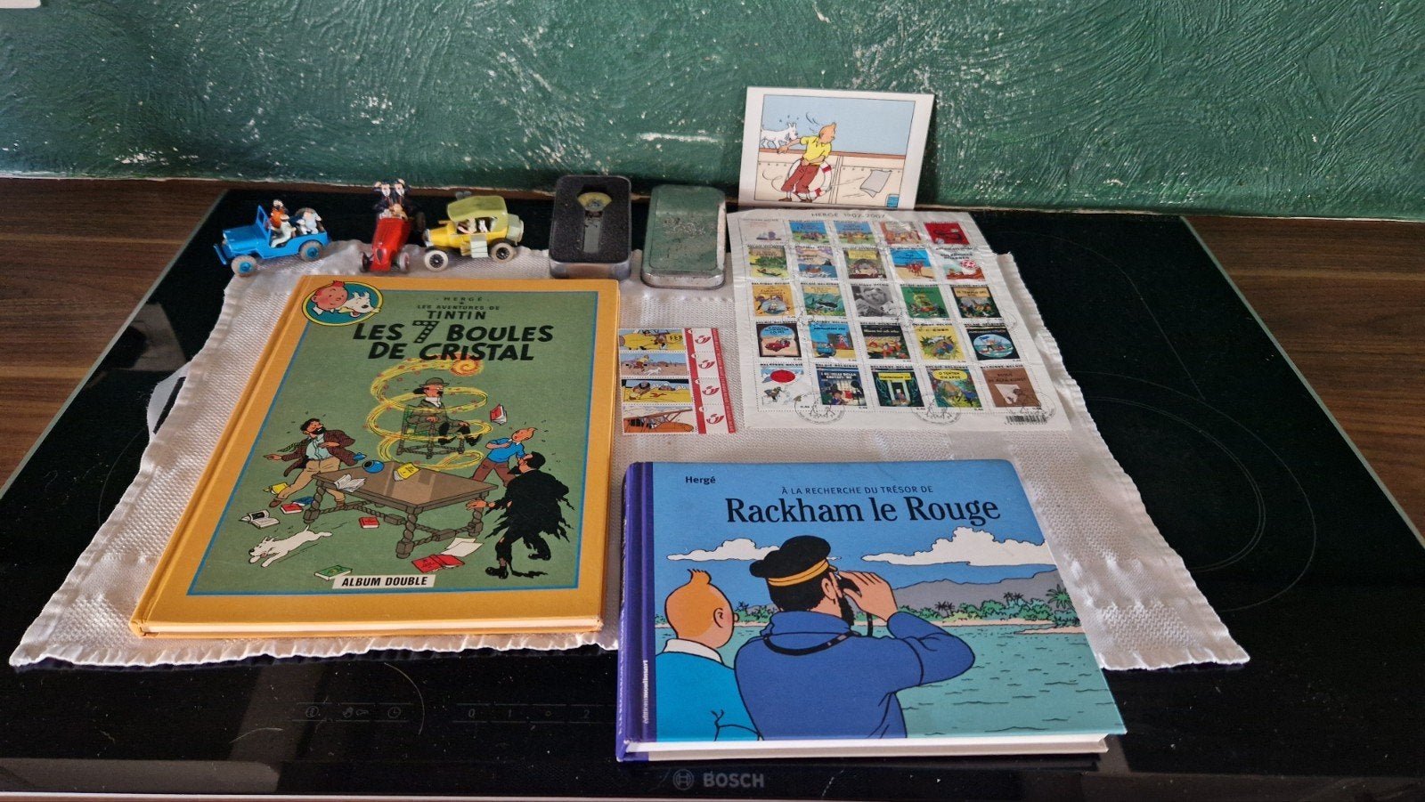 lot Tintin, Enlèvement, Tintin