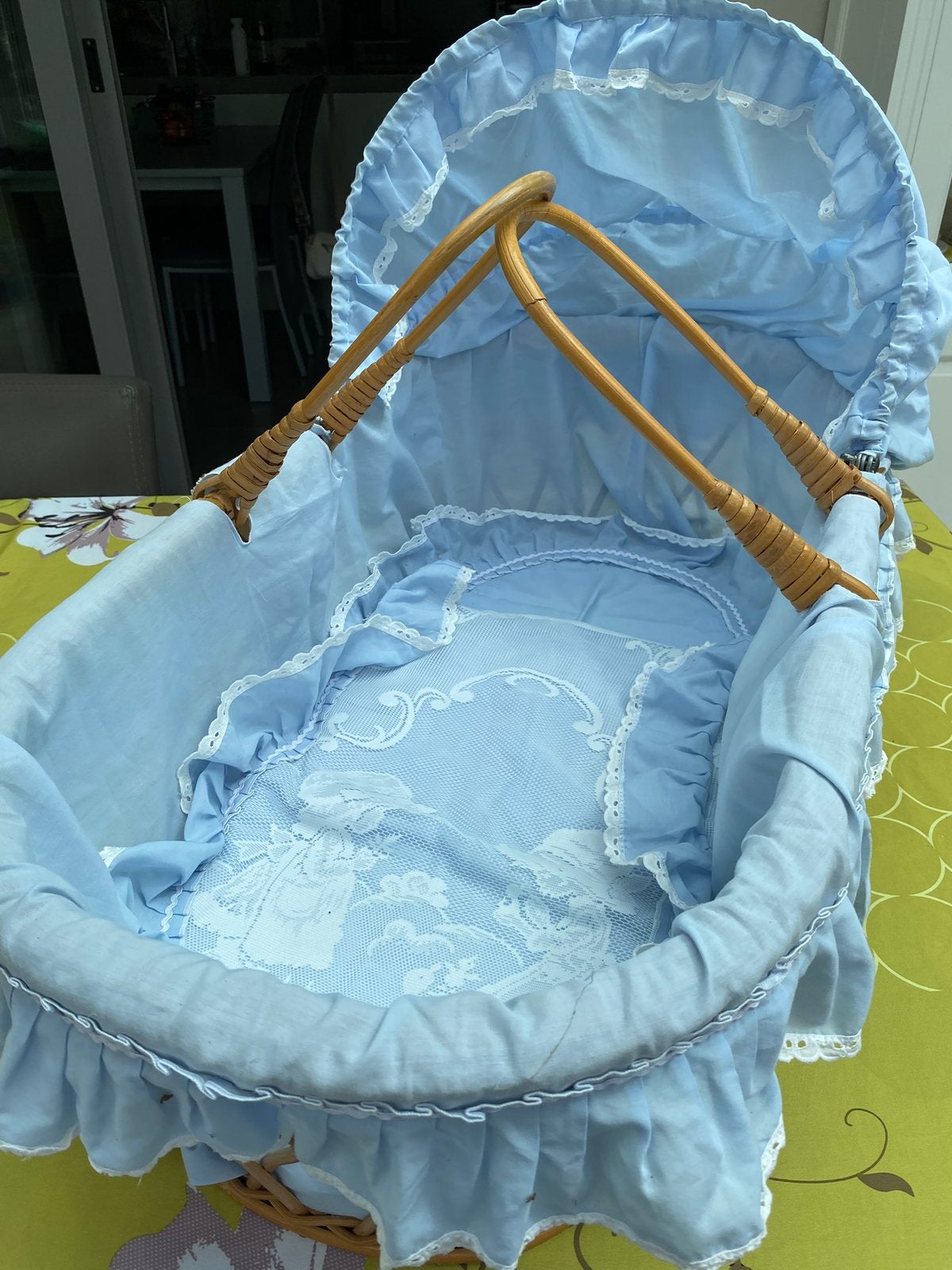 Baby wiegje - retro, Kinderen en Baby's, Ophalen, Gebruikt, Reisbedje