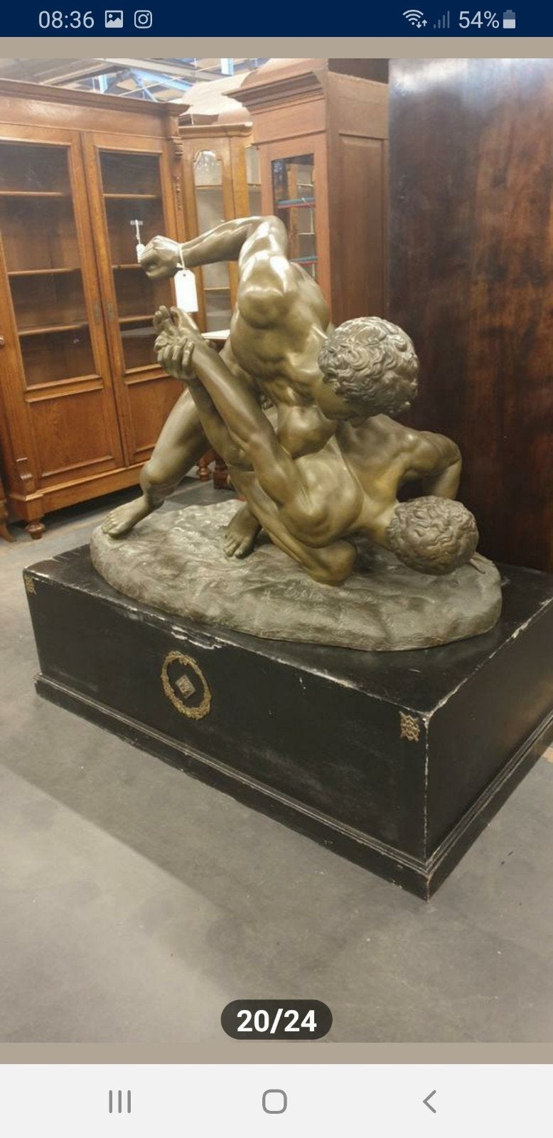 gezocht aparte antieke bronzen of marmeren beelden, Enlèvement