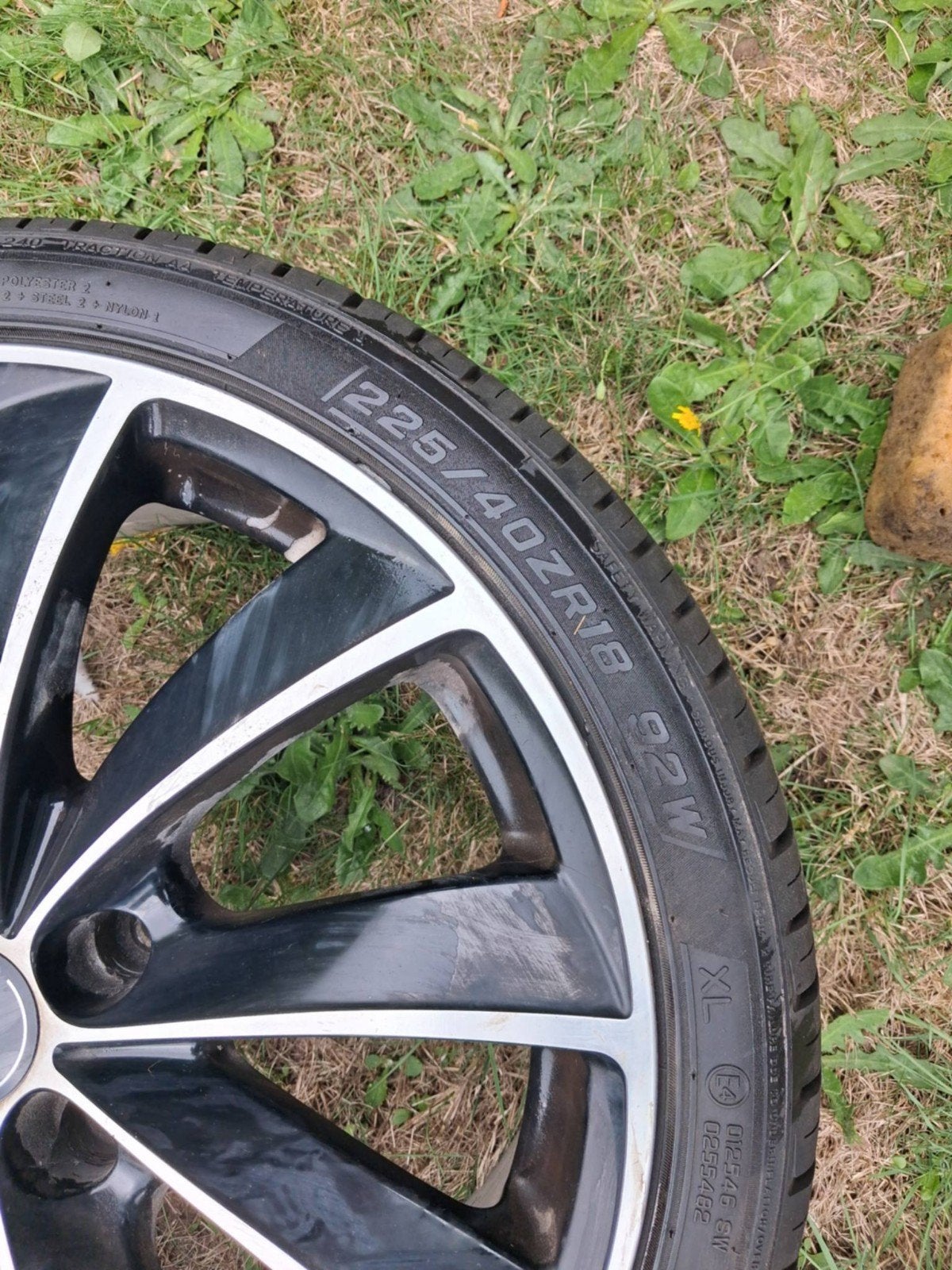 4 banden met velgen voor BMW, Auto-onderdelen, Ophalen, 18 inch, Gebruikt, Band(en)
