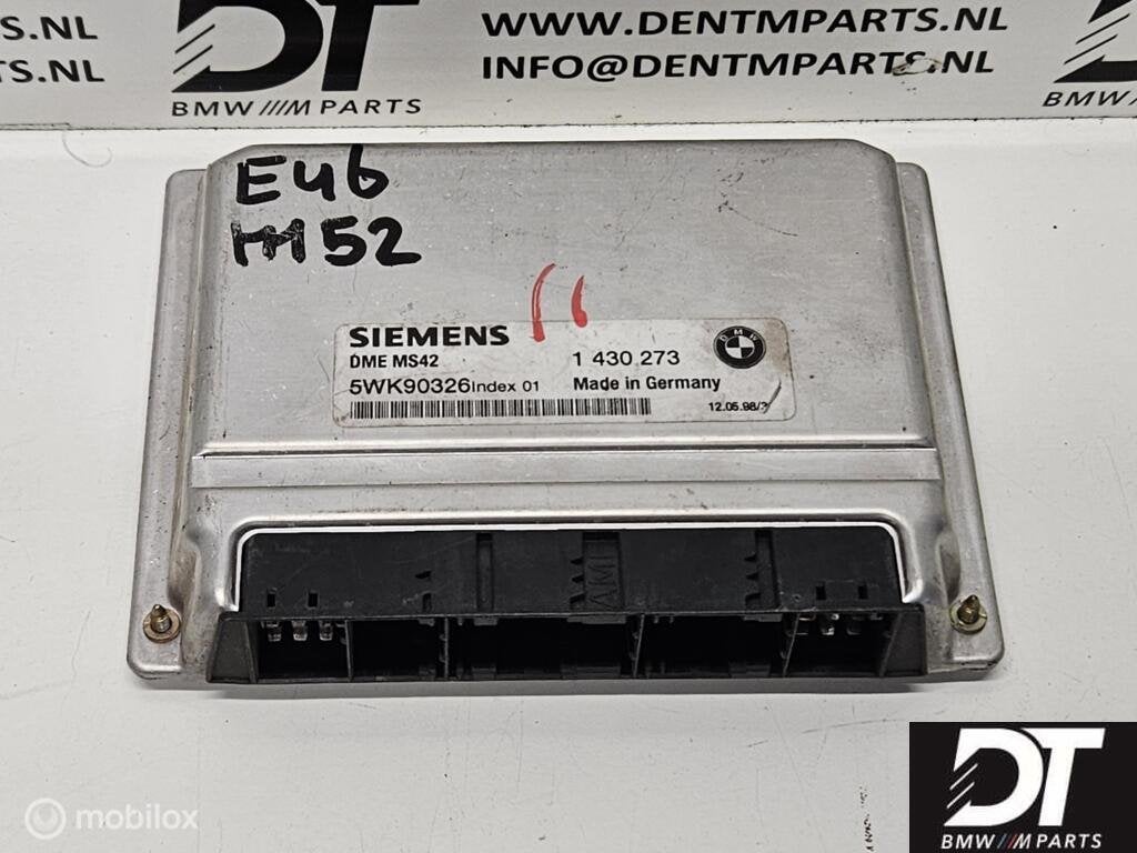 Ecu BMW 3-serie E46 M52 12141430273, Auto-onderdelen, Gebruikt, Ophalen of Verzenden, BMW, BMW