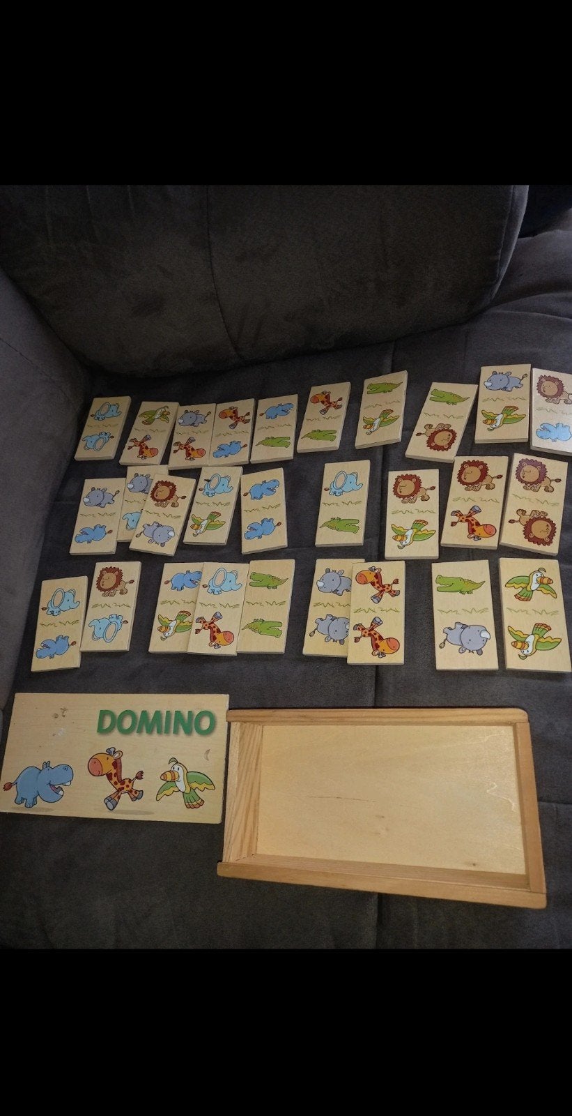 jeu domino en bois, Enlèvement