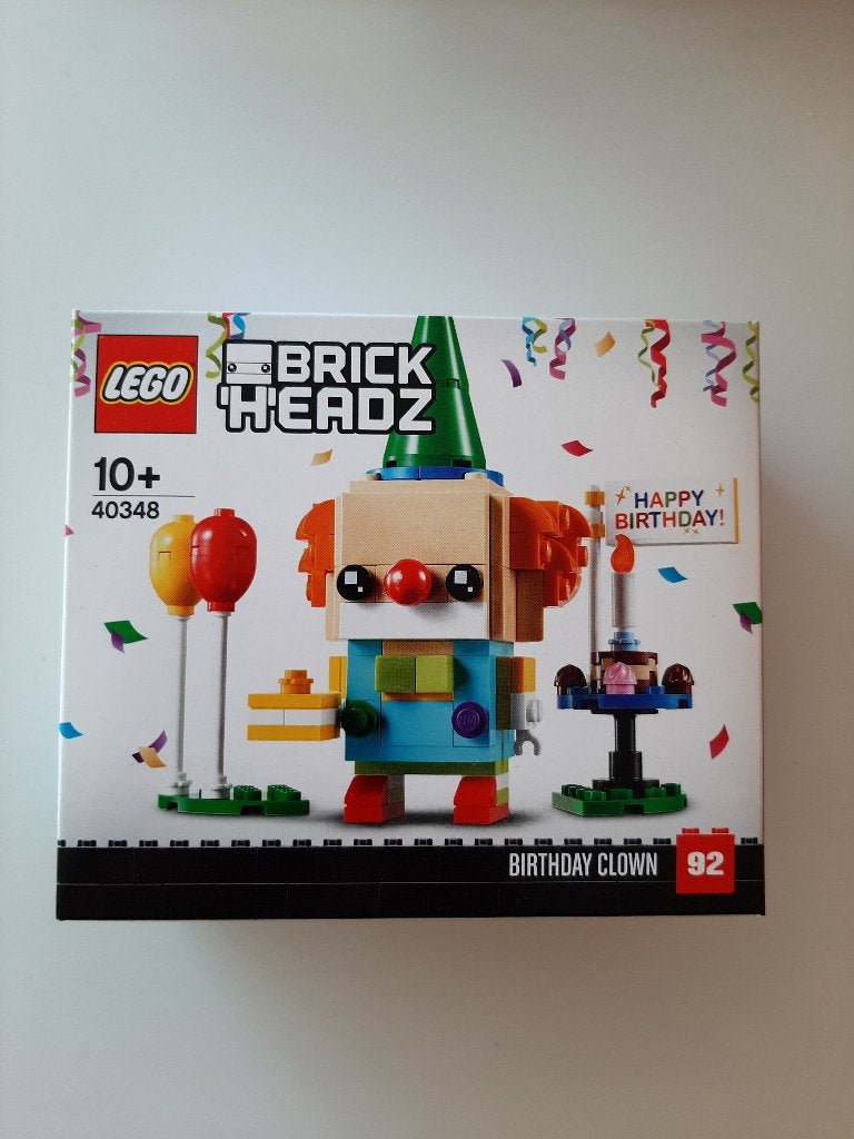 Lego Brickheadz 40348: Birthday Clown, BrickHeadz, Lego, Nieuw, Ophalen of Verzenden