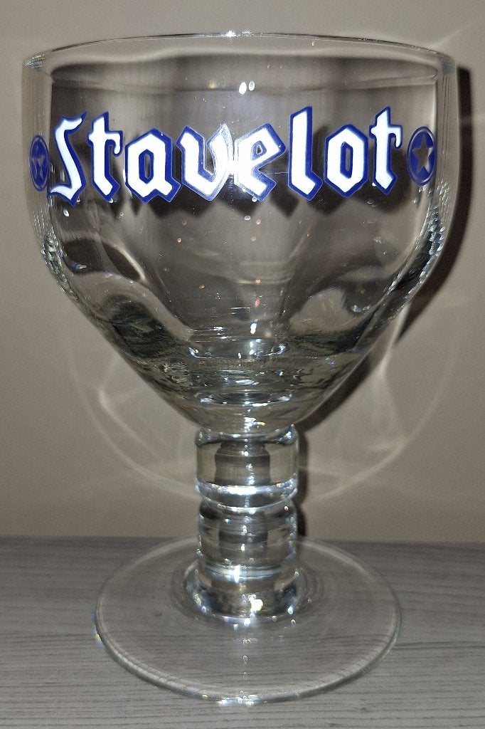 Verre bière Stavelot (Moortgat), type Trappist Orval, Chimay, Enlèvement ou Envoi, Comme neuf, Verre ou Verres
