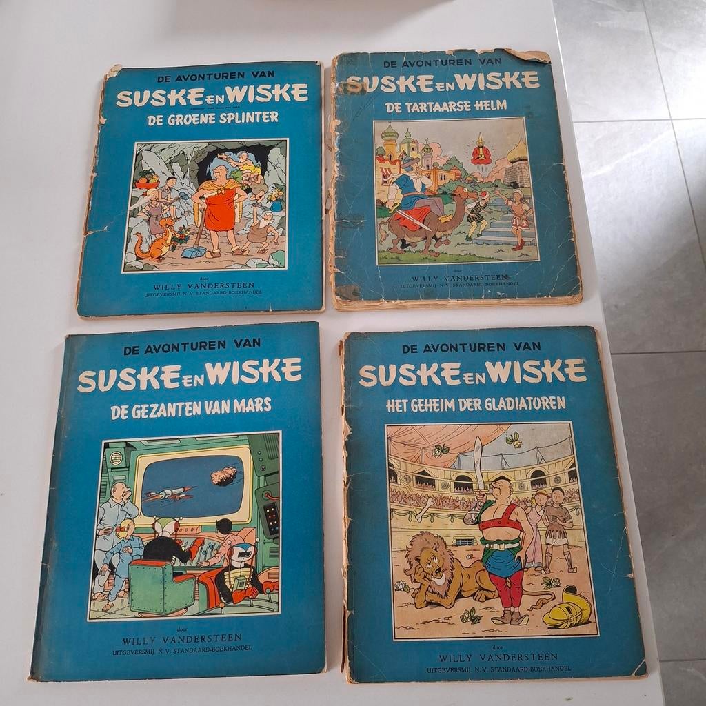 4x blauwe suske en wiskes.eerste druk., Boeken, Ophalen