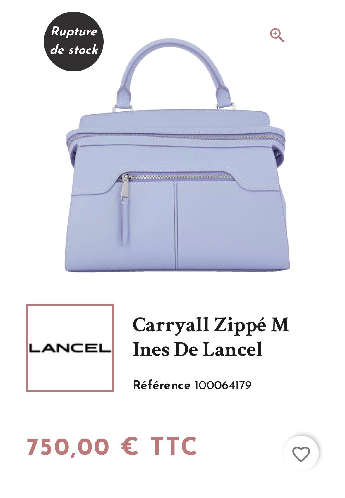 SAC INAS M LANCEL NEUF, Bijoux, Sacs & Beauté, Sacs | Sacs Femme, Enlèvement