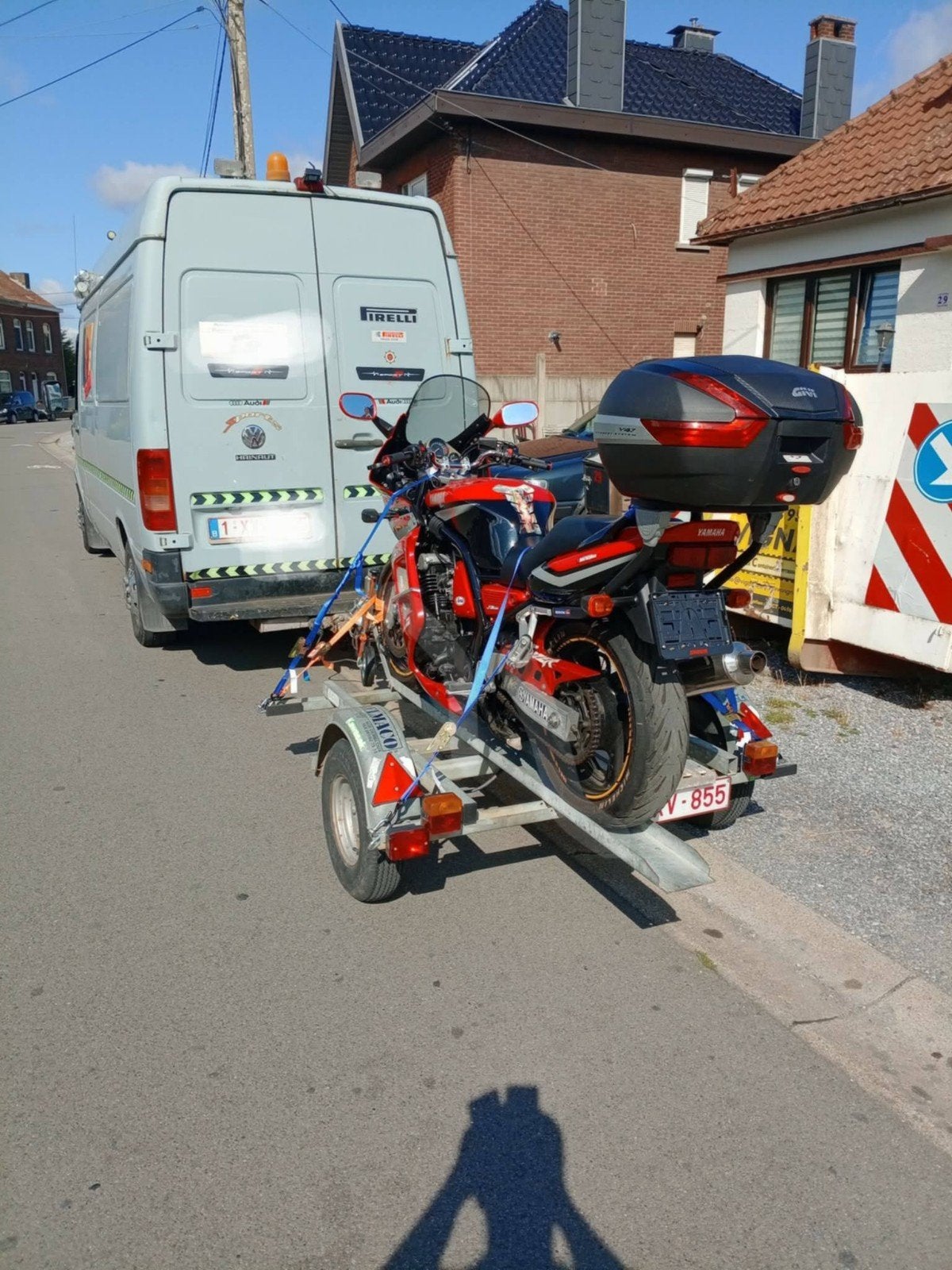 remorque moto avec chauffeur .. 0494.67.98.64. .., Motos, Enlèvement