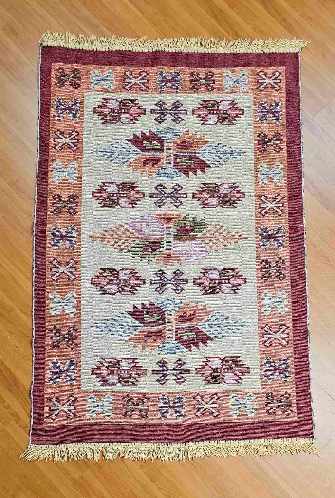 Tapis Kelim 168/110 cm, Maison & Meubles, Accessoires pour la Maison | Autre, Utilisé, Multicolore, Autres styles, Envoi