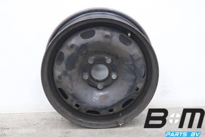 1 losse 14 inch stalen velgen VW Fox / Polo 9N 6Q0601027R, Auto-onderdelen, Gebruikt, Velg(en)
