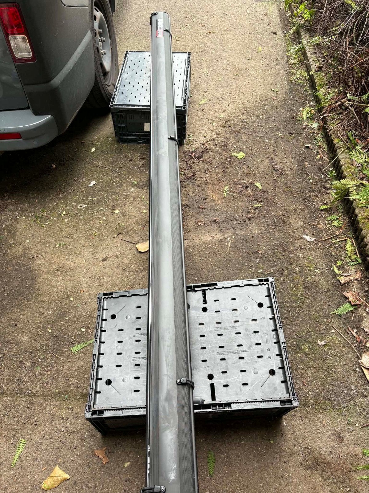 ARB Luifel Touring zwart aluminium 2000 x 2500 mm, Ophalen