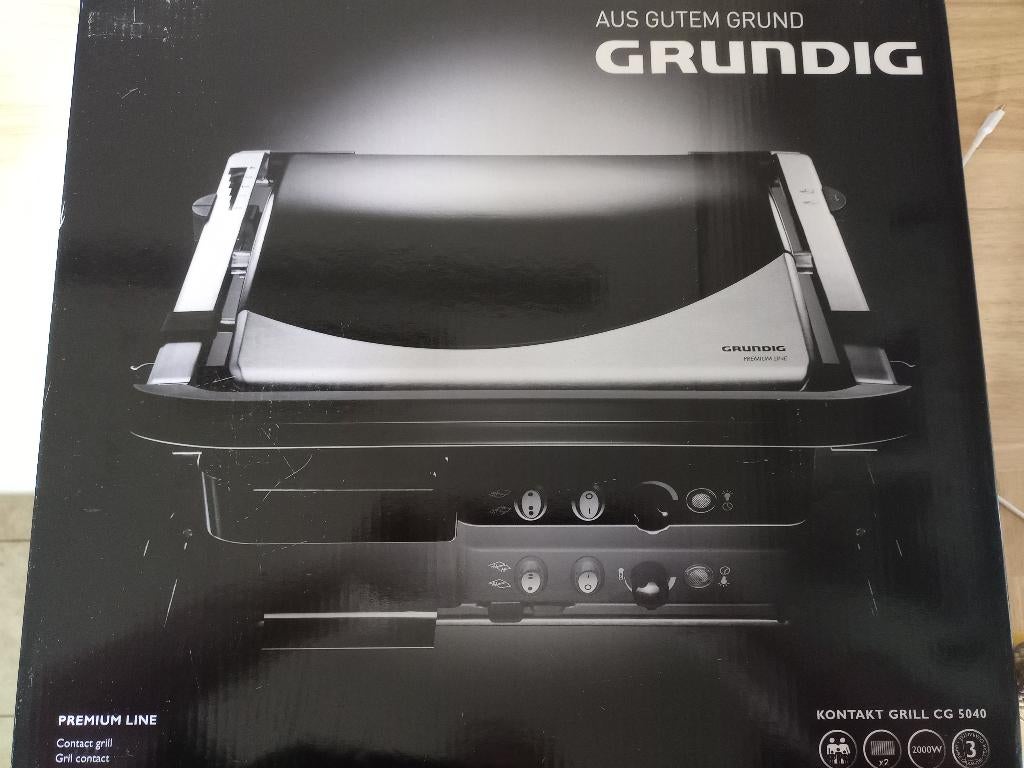 Gril Grundig cg5040, Elektronische apparatuur, Grillplaten, Ophalen, Nieuw